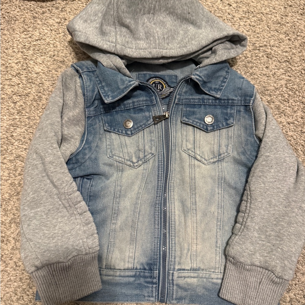Urban Republic Blue and Gray Kids Jean Jacket